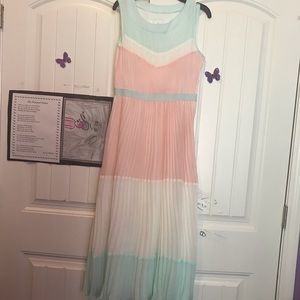 Beautiful girl maxi dress